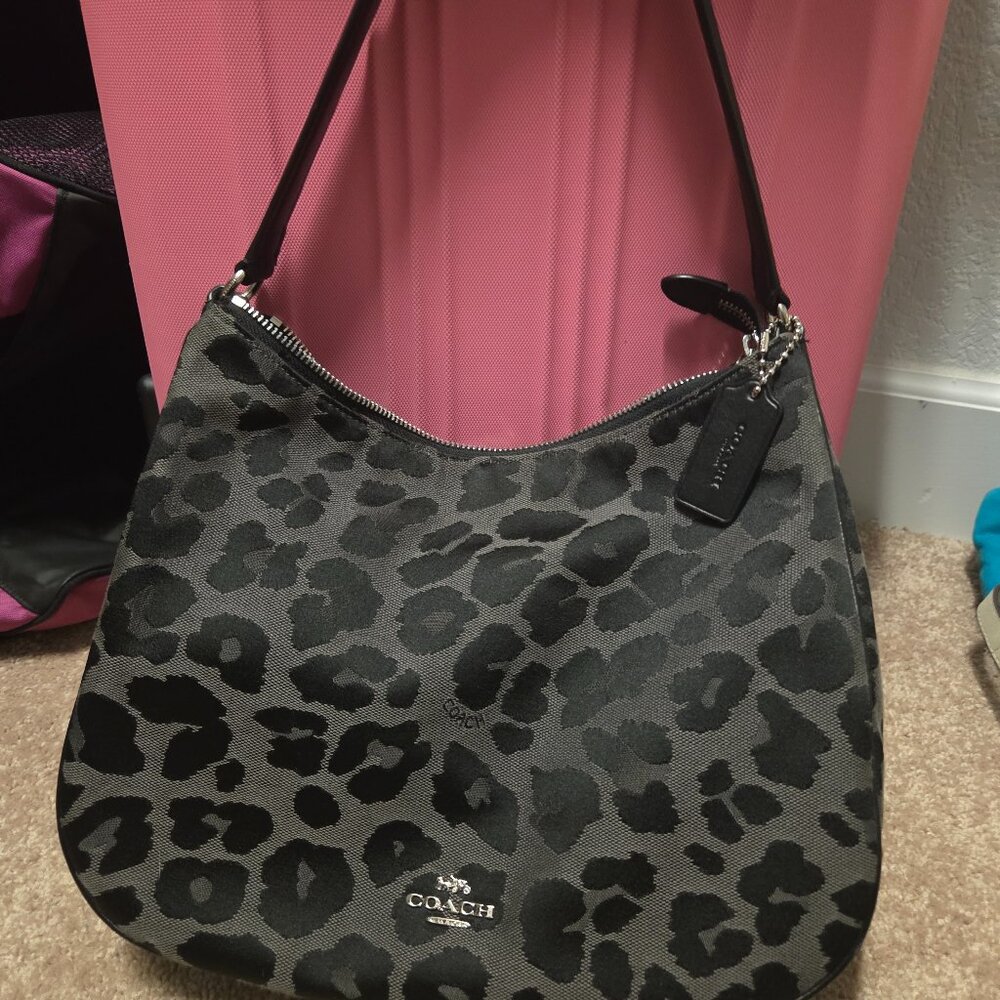 Coach leopard print